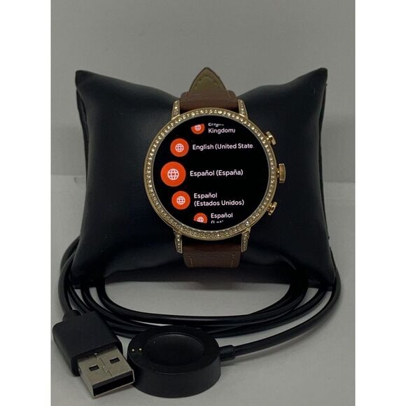 Fossil Gen 4 Authentic Digital Dial Smart Watch Custom Band FTW6011 QT366 - Picture 1 of 12
